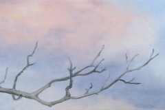 WaitingOil on board, 7"X18"