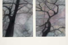 Sidewalk Shadow Series IIWatercolor & pastel on paper, 18"X24"