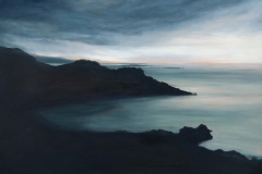 View from Odette'sOil on board, 15 1/2 x 23 1/2"