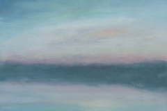 Pastel Sky Oil on board, 11 1/2