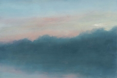 Pastel Sky I Oil on board, 11 1/2