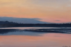 Reflections I Oil on board, 15