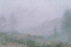 Field In Fog I Oil on board, 15