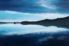 Breaking SkyOil on board, 31 1/4 x 49"