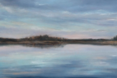 Summer Morning IOil on board, 15 1/2x23 1/2"