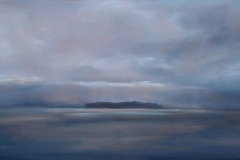 Gathering Storm I Oil on board, 7x18"