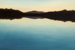 A Moment in Time IOil on board, 15 1/4 x 23 1/2"