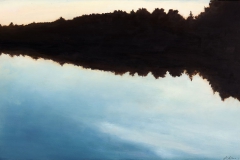 A Moment in Time IIOil on board, 15 1/4 x 23 1/2"