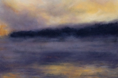 River Smoke IIOil on board, 13 x 13"