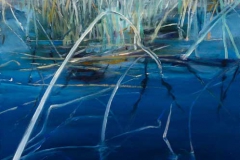 St John's River IOil on board, 12" square