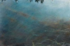 SubmergedWatercolor & pastel on paper, 20X26"