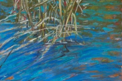 Water's Edge IVPastel on paper, 14" square