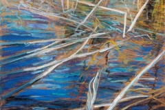 Water's Edge IIIPastel on paper, 14" square