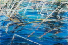 Water's Edge IIPastel on paper, 14" square