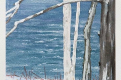 Through The Trees IIOn paper, 5 1/2" X 7 1/2"