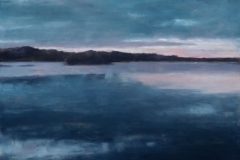 TwilightOil on board, 31" square